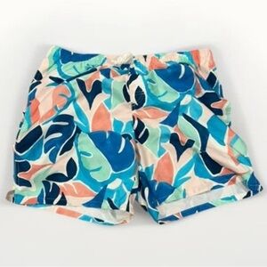 NWT Old Navy Men’s Swim Trunks Tropical Fun Beach Bathing Suit Large Lined
